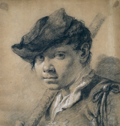 Head of a Youth by Giovanni Battista Piazzetta
