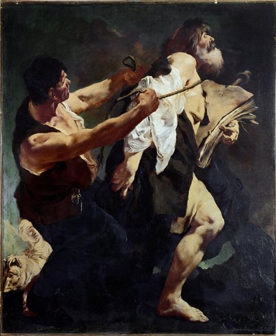 Saint James the Major is Trained to the Martyr by Giovanni Battista Piazzetta