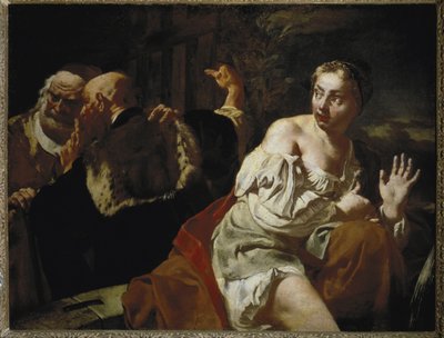 Suzanne and the Elders by Giovanni Battista Piazzetta