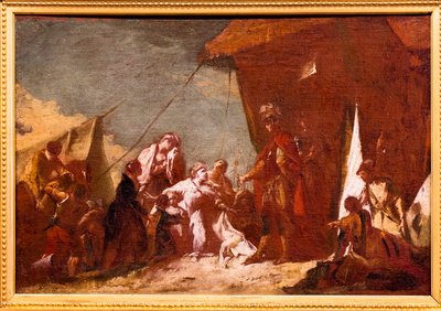The Family of Darius Imploring Alexander by Giovanni Battista Piazzetta