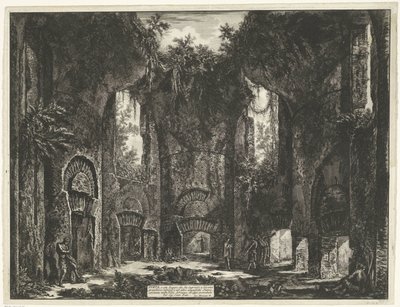 Academy in the Villa Adriana in Tivoli (series title: Views of Rome) by Giovanni Battista Piranesi