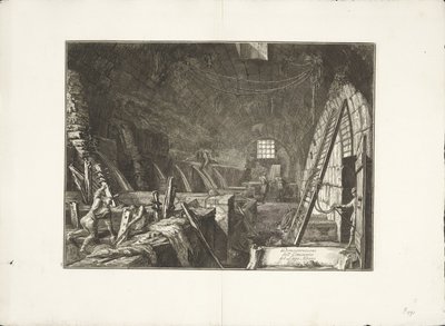 Drainage Canal of Lake Albano by Giovanni Battista Piranesi