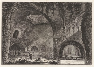 Another View of the Villa of Maecenas in Tivoli, from Views of Rome by Giovanni Battista Piranesi