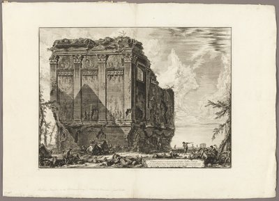 Ancient Temple Commonly Called the Temple of Health on the Via d