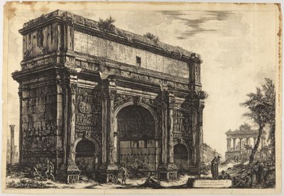 Arch of Septimius Severus by Giovanni Battista Piranesi