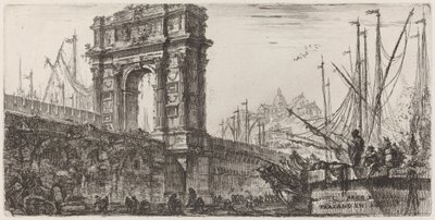 Arch of Trajan in Ancona by Giovanni Battista Piranesi