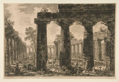 Another View of the Pronaos Facade, from Different Views by Giovanni Battista Piranesi