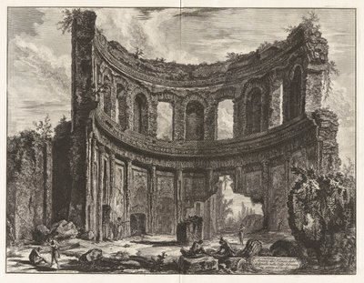 Remains of the Temple Said to Be of Apollo in Hadrian by Giovanni Battista Piranesi