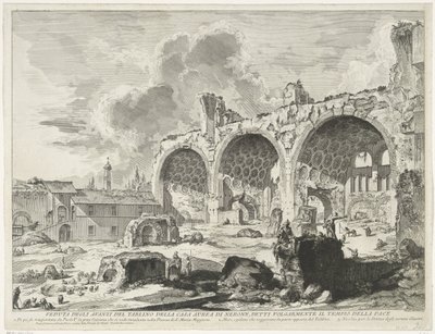 Basilica of Maxentius in Rome by Giovanni Battista Piranesi