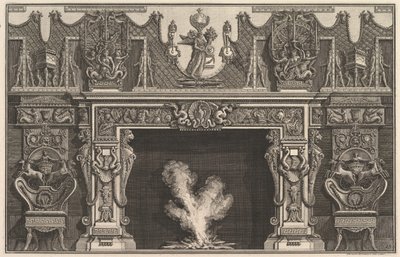 Bird in Shell at the Center of the Lintel, with a Frieze of Trophies, Surmounted by an, 1769 by Giovanni Battista Piranesi