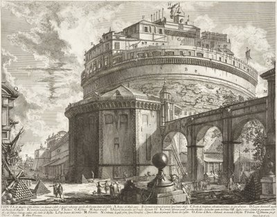 View of the Mausoleum of Aelius Hadrianus (Castel Sant