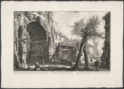 Arch of Titus in Rome by Giovanni Battista Piranesi