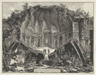 Canopus in the Villa Adriana in Tivoli (Views of Rome) by Giovanni Battista Piranesi