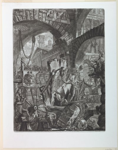 Carceri Series Plate II by Giovanni Battista Piranesi