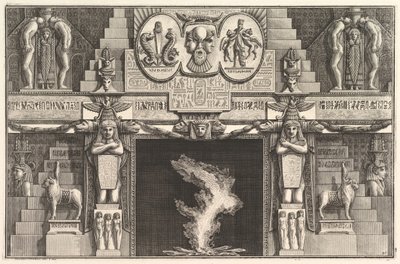 Chimneypiece in the Egyptian Style by Giovanni Battista Piranesi