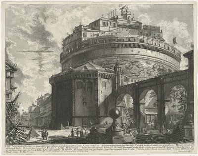 Castle of the Holy Angel in Rome (Views of Rome) by Giovanni Battista Piranesi