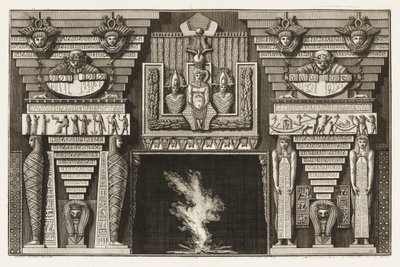 Etruscan Chimneypiece, from Diverse Maniere d