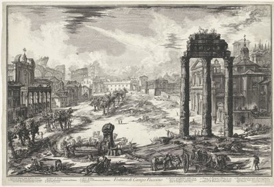 Forum Romanum in Rome by Giovanni Battista Piranesi