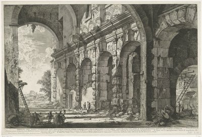Foundation of the Santi Giovanni e Paolo in Rome (series title: Views of Rome) by Giovanni Battista Piranesi