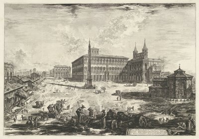View of the Lateran in Rome with the Basilica of St. John Lateran (Views of Rome) by Giovanni Battista Piranesi