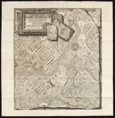 Ichnographia of the Campus Martius of the Ancient City by Giovanni Battista Piranesi