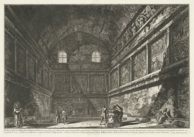 Interior of Chiesa di Sant’Urbano in Rome by Giovanni Battista Piranesi