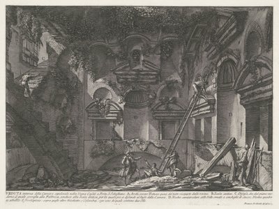 Interior of Tomb at Vigna Casali (series title: Archaeological Finds in and Around Rome) by Giovanni Battista Piranesi