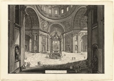 Interior view of the Basilica of St. Peter