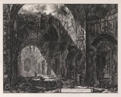 Interior of the Temple Said to Be of Canopus at Hadrian by Giovanni Battista Piranesi