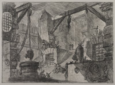 Invenzioni Capric di Carceri; Hind 13, First State of Three, c.1749 by Giovanni Battista Piranesi