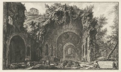 Nymphaeum of Egeria near Rome (Veduta della fonte e delle Spelonche d