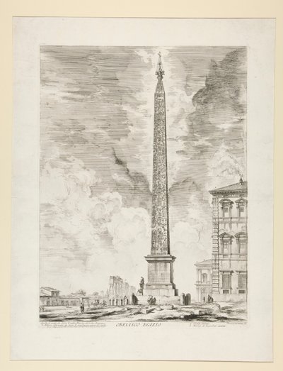 Egyptian Obelisk, from Views of Rome by Giovanni Battista Piranesi