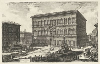 Palazzo Farnese in Rome by Giovanni Battista Piranesi
