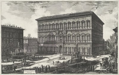 Palazzo Farnese in Rome (Views of Rome) by Giovanni Battista Piranesi