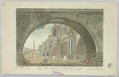 Peep-show, View of a Superb Palace in Rome by Giovanni Battista Piranesi