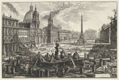 Piazza Navona in Rome (Views of Rome) by Giovanni Battista Piranesi