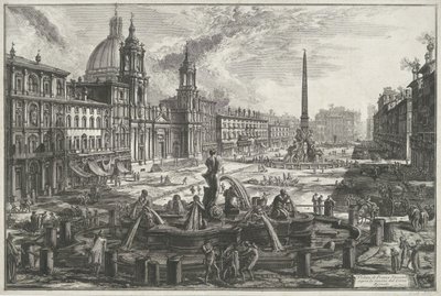 Piazza Navona in Rome (Views of Rome) by Giovanni Battista Piranesi