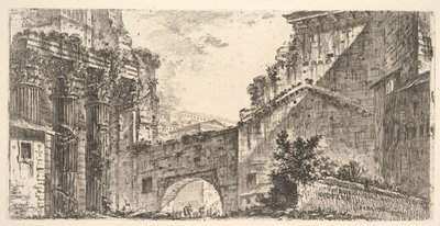 Plate 15: Forum of Augustus by Giovanni Battista Piranesi