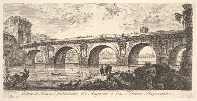 The Bridge at Rimini Built by the Emperors Augustus and Tiberius by Giovanni Battista Piranesi