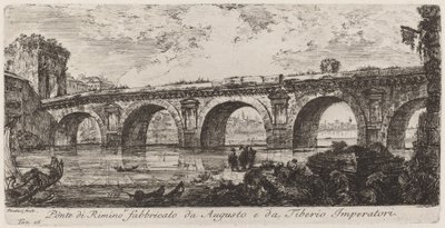 Bridge of Rimini Built by Augustus and Tiberius by Giovanni Battista Piranesi