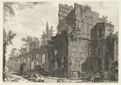 Pretorio in the Villa Adriana in Tivoli by Giovanni Battista Piranesi