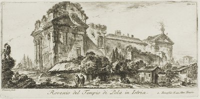 Rear View of the Temple of Pola in Istria by Giovanni Battista Piranesi