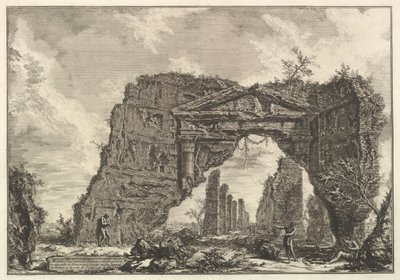 Remains of a Covered Portico in a Villa of Domitian by Giovanni Battista Piranesi