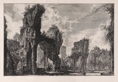 Ruins of the Xystus, or It Could Be of the Central Hall of the Antonine Baths from Views of Rome by Giovanni Battista Piranesi