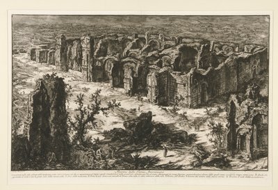 Ruins of the Antonine Baths [Baths of Caracalla], from Vedute di Roma by Giovanni Battista Piranesi