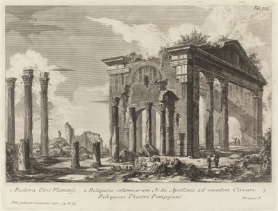 Ruins of the Portico of Octavia by Giovanni Battista Piranesi