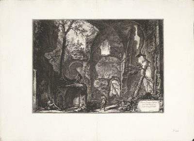 Ruins in Villa Barberini by Giovanni Battista Piranesi