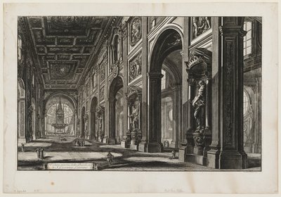 St. John Lateran, Interior by Giovanni Battista Piranesi