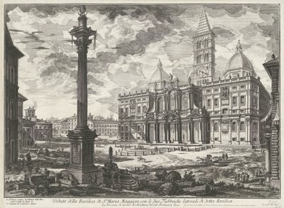 Santa Maria Maggiore in Rome Views of Rome (series title) by Giovanni Battista Piranesi