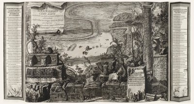 Scenographia Campi Martii, Page from Il Campo Marzio dell